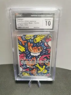 CGC 10 Pokemon Tatsugiri (sv6 112/101) Transformation Mask - Japanese - Image 1