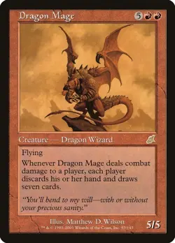 MTG - Dragon Mage (SCG LP TO MP - Image 1