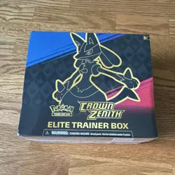 Pokemon TCG Crown Zenith Elite Trainer Box 10 Booster Packs English 2023 - Image 1