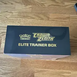 Pokemon TCG Crown Zenith Elite Trainer Box 10 Booster Packs English 2023 - Image 2
