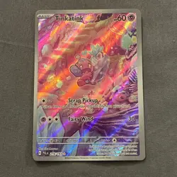 Pokemon Tinkatink 216/193 Paldea Evolved Illustration Rare Full Art Holo HP 60 - Image 1
