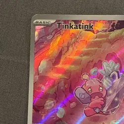 Pokemon Tinkatink 216/193 Paldea Evolved Illustration Rare Full Art Holo HP 60 - Image 2