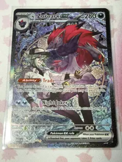 Pokemon TCG Ascended Heroes English N’s Zoroark EX SIR 286/217 - Image 1