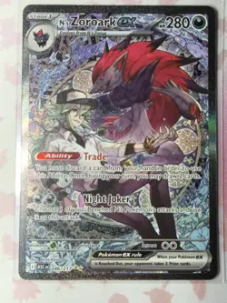 Pokemon TCG Ascended Heroes English N’s Zoroark EX SIR 286/217 - Image 2