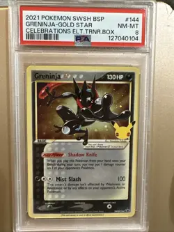 Pokemon TCG Greninja Gold Star SWSH144 - Image 1