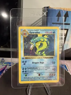 Pokemon TCG Gyarados Holo Rare 1st Edition Shadowless 6/102 MP💎 - Image 2