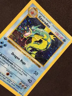 Pokemon TCG Gyarados Holo Rare 1st Edition Shadowless 6/102 MP💎 - Image 4