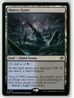 MTG Watery Grave 0261 Regular Edge of Eternities NM EOE - Image 1