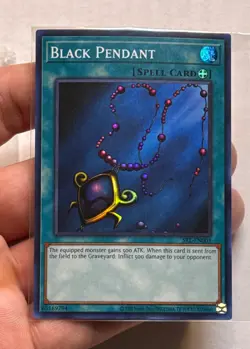 Black Pendant SRL-EN003 Spell Ruler Super Rare NM Yu-Gi-Oh - Image 1