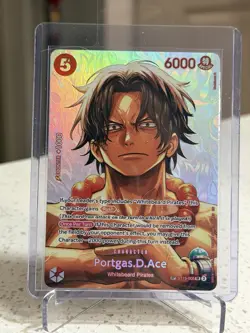 ONE PIECE TCG Portgas D Ace SP ST15-005 SR The Time of Battle OP16 English - Image 1