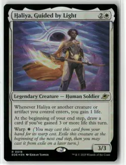 MTG Haliya, Guided by Light 0019 Foil Edge of Eternities NM EOE - Image 1