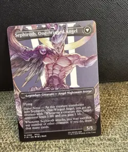 MTG Final Fantasy English Sephiroth, Fabled Soldier Borderless 0382 Non-Foil - Image 2