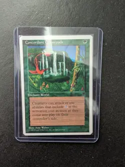 Concordant Crossroads NM Magic the Gathering 4th Ed. Magic Chronicles BB - Image 1