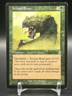 MTG Krosan Beast #248 Odyssey - Image 1