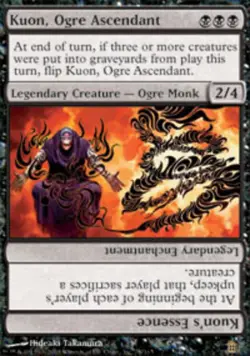 Saviors Kuon, Ogre Ascendant - Foil x1 Moderate Play, English Magic Mtg M:tG - Image 1