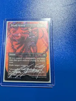 MTG Deadly Rollick Artist Proof Signed By Ron Spencer - Image 1