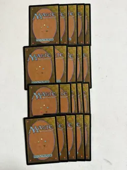 MTG Portal Second Age Vintage Land Lot – 20 Plains Same Art LP-NM Old School - Image 2
