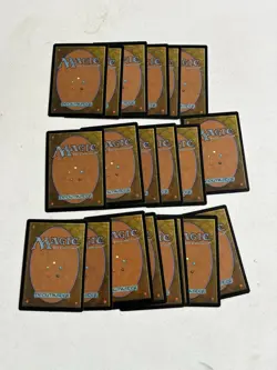 MTG Vintage Portal Second Age Basic Land Lot 20 Forest Same Art Black Border - Image 2