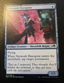 Network Disruptor 071/302 Common Kamigawa: Neon Dynasty Magic: The Gathering - Image 1
