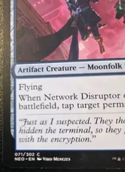 Network Disruptor 071/302 Common Kamigawa: Neon Dynasty Magic: The Gathering - Image 4