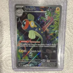 Pokemon TCG Eelektrik 114/086 Sv: Black Bolt Illustration Rare Holo Eng 90 HP - Image 1