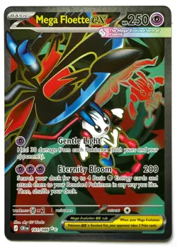 Mega Floette ex 101/086 - Pokemon TCG - Chaos Rising Ultra Rare Holo - Image 1