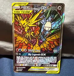 Pokemon TCG Moltres & Zapdos & Articuno GX SM210 Promo Holo ENG TAG TEAM - Image 1