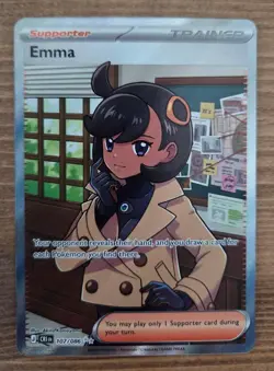 Pokemon Emma Ultra Rare Full Art Holo 107/086 - Chaos Rising - NM - Image 1