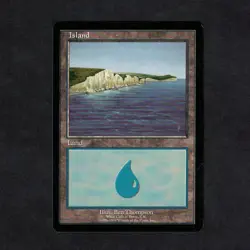 MAGIC MTG - VO Euro Lands Island Ile White Cliffs of Dover UK - Image 1