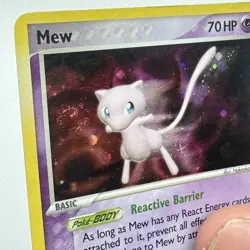 2006 Pokemon TCG Mew 4/17 Holo Rare HP 70 - Image 2