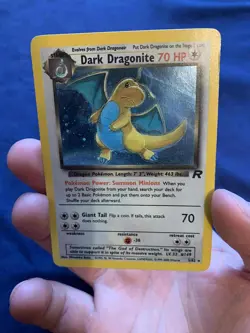 Pokemon TCG | Team Rocket Dark Dragonite - 5/82 Holo Rare - MP - Image 4