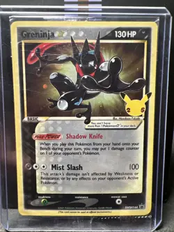SEALED Greninja SWSH144 Gold Star Celebrations Holo Promo - Pokemon TCG - Image 1