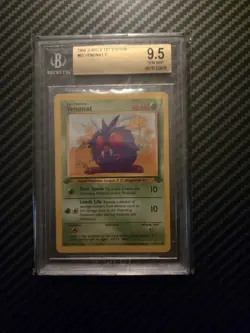 Pokemon Jungle Venonat 1st Edition #63 1999 BGS 9.5 - Image 1