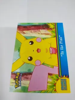Pokemon Topps In the Pink OR5 Orange Islands Blue Label 2000 Pikachu - Image 1