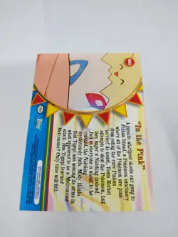 Pokemon Topps In the Pink OR5 Orange Islands Blue Label 2000 Pikachu - Image 2