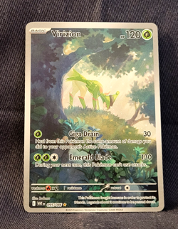 Virizion Full Art Rare Pokemon White Flare Holo Sv:095/086 - Image 1