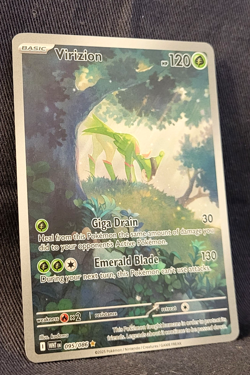 Virizion Full Art Rare Pokemon White Flare Holo Sv:095/086 - Image 2