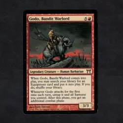 MAGIC MTG - VO Godo Bandit Warlord / Godo Seigneur de Guerre Bandit Kamigawa - Image 1
