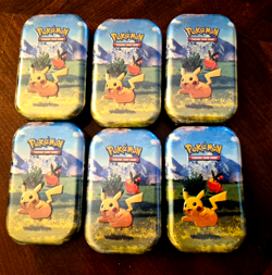 (LOT OF 6) Pokemon TCG Mega Evolutions Ascended Heroes Mini Tins Set NEW SEALED! - Image 1