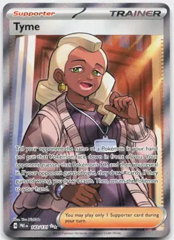 Tyme 143/131 Holo Ultra Rare Prismatic Evolutions Pokemon Near Mint - Image 1