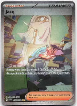Jacq 250/198 Special Illustration Rare Scarlet & Violet Pokemon Near Mint - Image 1