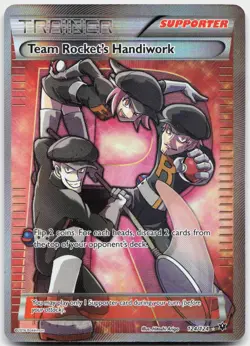 Team Rocket's Handiwork 124/124 Ultra Rare Fates Collide Pokemon Near Mint - Image 1