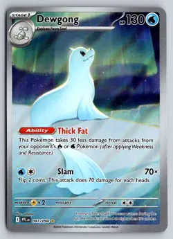 DEWGONG 097 PHANTASMAL FLAMES POKEMON NM - Image 1
