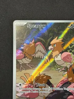🐦 Spearow 151/132 Illustration Rare Mega Evolution NM Pack Fresh Pokemon Card - Image 2