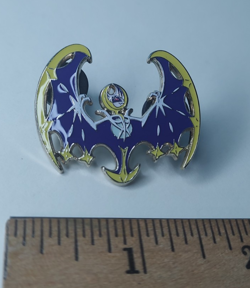 Pokemon Lunala 1.5" Pin 2016 Enamel TCG Official Pin - Image 1
