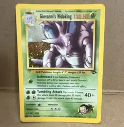 The Pokemon Company Giovanni's Nidoking Gym Challenge 7/132 Holo Rare 2000 - Image 1