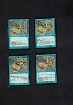 MAGIC MTG - VF Playset 4 x Nuee de Faeries / Cloud of Faeries Urza - Image 1