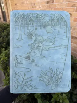 Pokemon Laser Engraved 9 Pocket Glaceon Binder (Made To Order) - Image 2