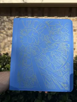 Pokemon Laser Engraved Top Loader Mega Lucario X Binder Made To Order - Image 4