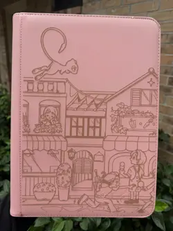 pokemon Laser Engraved 9 Pocket Mew Promo Binder Made To Order - Image 1